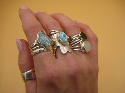 Lunar Moth Ring