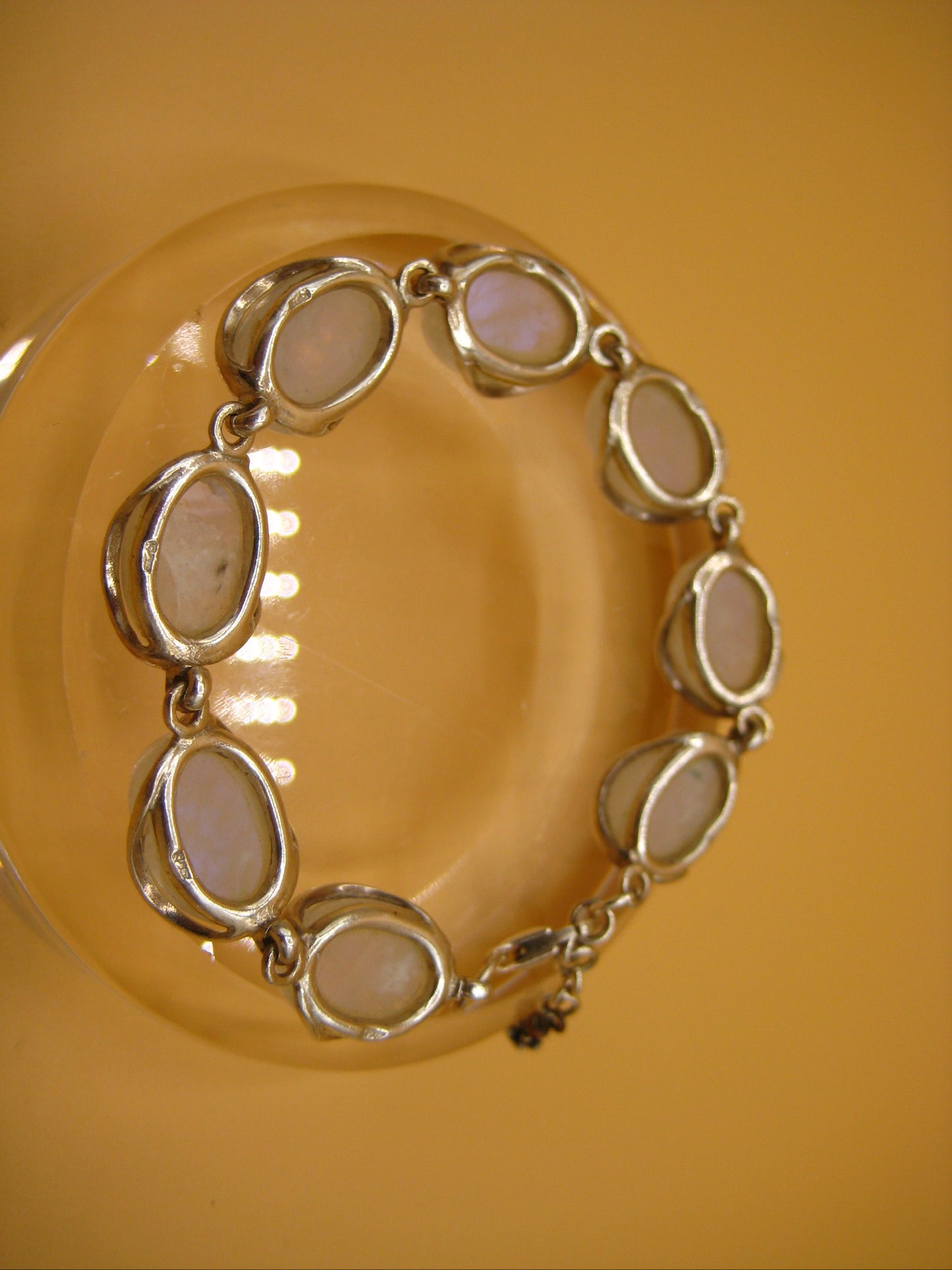 Moonstone bubble bracelet